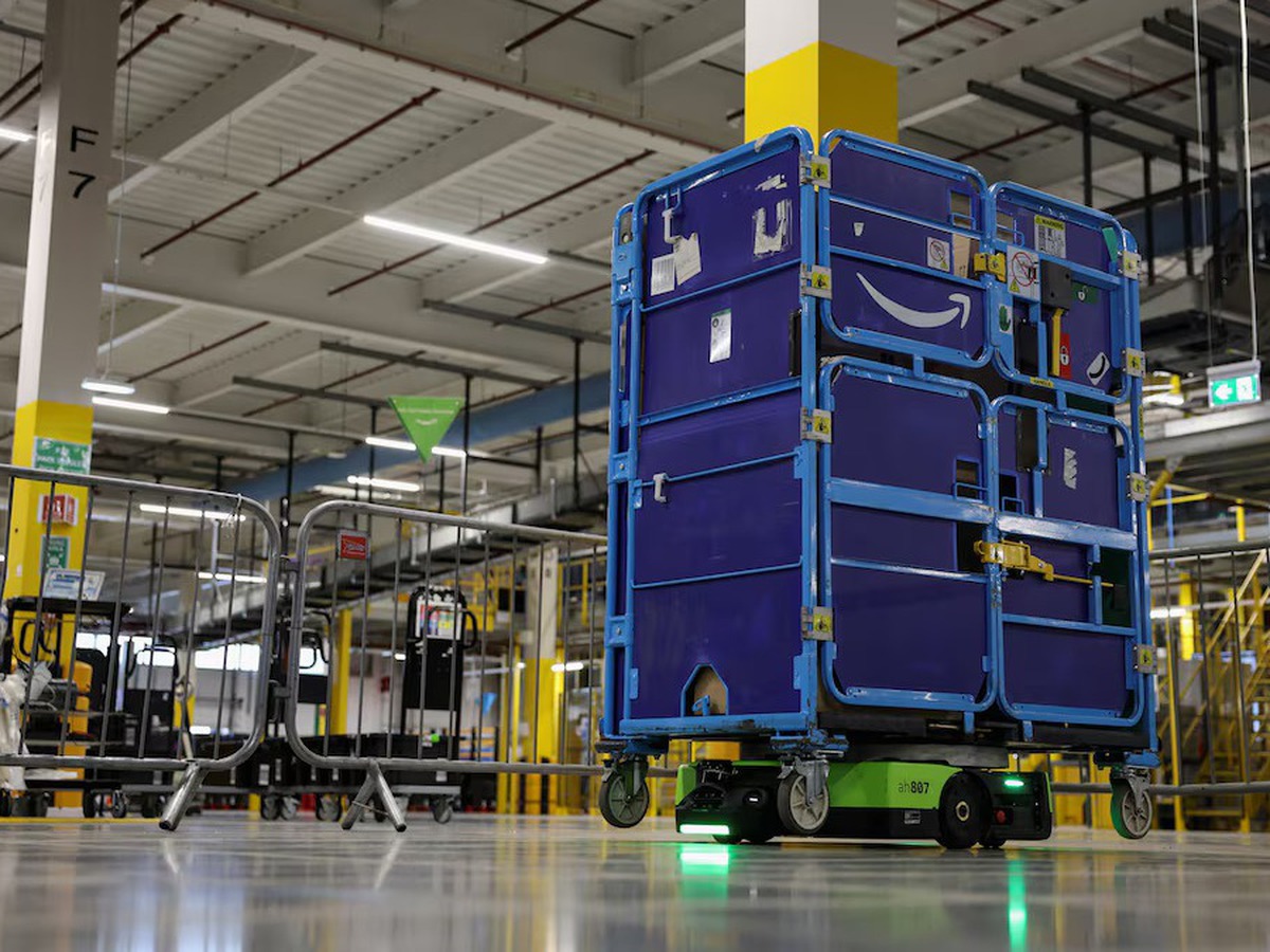 Amazon unveils new AI warehouse robot in $12 billion Europe push