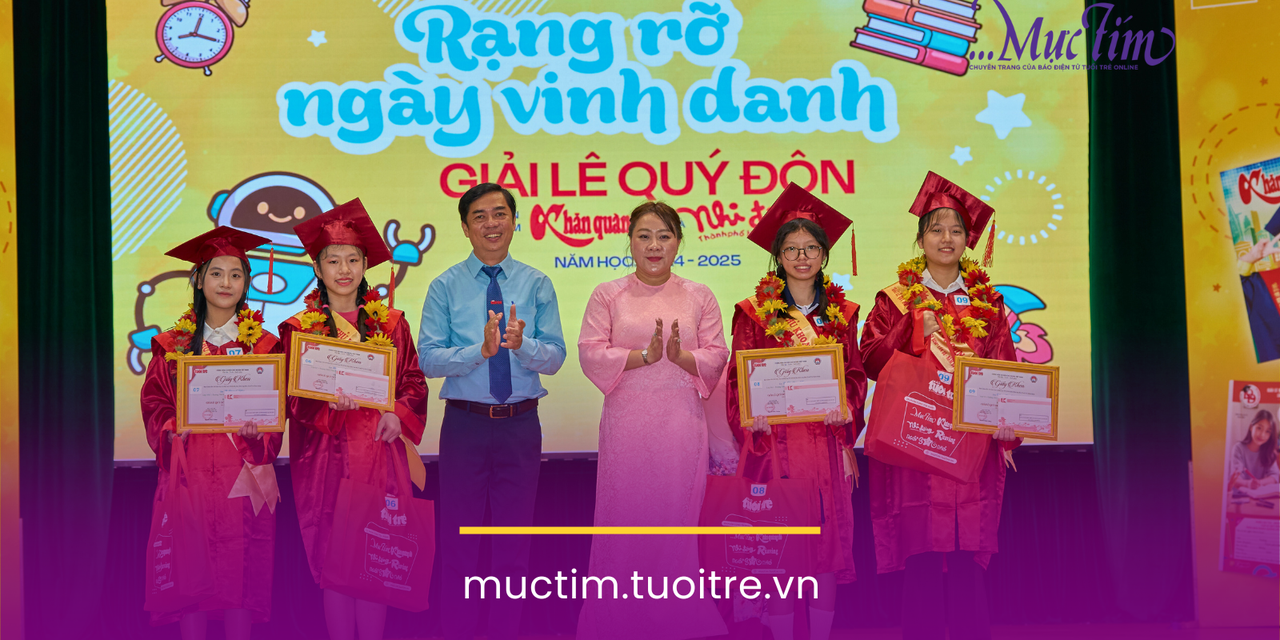 124 học sinh rạng rỡ tại Lễ phát thưởng Giải Lê Quý Đôn năm học 2024 - 2025
