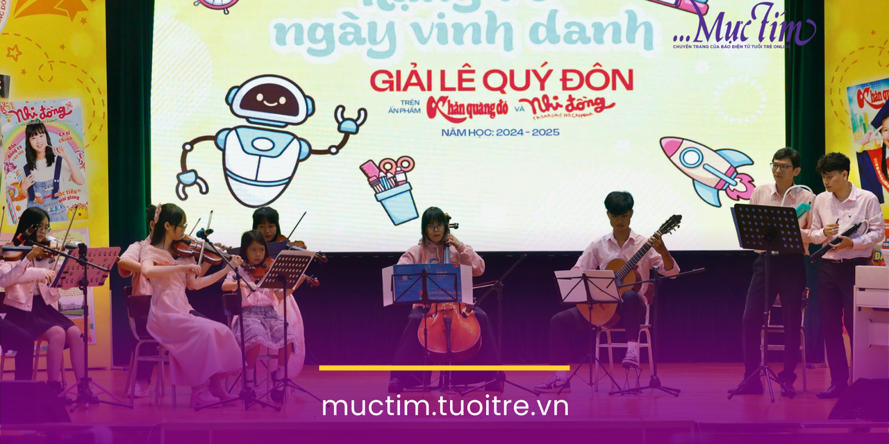 Đặc sắc tiết mục hòa tấu, tốp ca tại Lễ phát thưởng Giải Lê Quý Đôn năm học 2024 - 2025