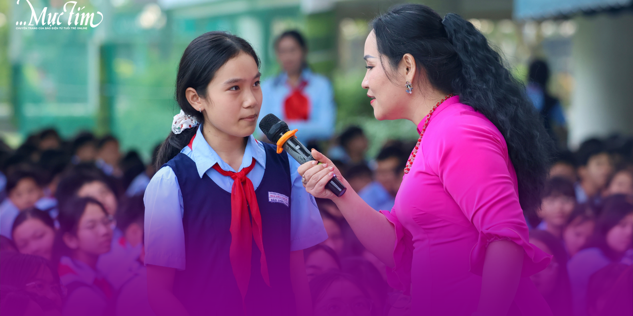 Học sinh Trường THCS Nguyễn Văn Tố học cách gọi tên cảm xúc