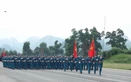 Vietnamese women warriors on the parade ground