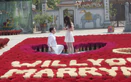 Forget roses and candlelight. This man proposed with 1,500 kilograms of incense sticks!