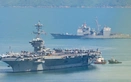 A U.S. aircraft carrier named after America's first president has arrived in Vietnam