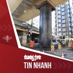 Tin tức tối 12-3: Ống thép khổng lồ 'trồi lên' giữa lòng đường Nhật Bản