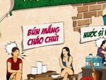 Combo "bún mắng cháo chửi" và "nước sỉ vả"