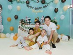 Những hình ảnh 'phát ra tiếng cười' của con trai Trà My Idol