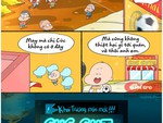 Chị Cúc cute khai trương quán ăn