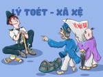 Lý Toét - Xã Xệ mua vé máy bay