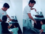 Bé trai khóc toáng khi bố thiên vị cho chị gái