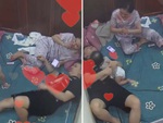 Bố mẹ vỡ òa khi nhìn thấy con chập chững những bước đi đầu đời
