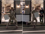 Nữ nhân viên ngẩn người khi gặp 'truyền nhân' của Michael Jackson