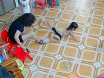 Mẹ hoảng hốt la hét khi con gái bắt gián mang đến khoe thành quả