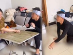 Chồng ngẩn ngơ trước thủ pháp nhanh nhẹn của vợ