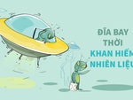 Đĩa bay hết... xăng