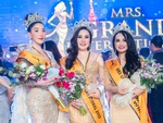 Diễn viên 'Về nhà đi con' lộng lẫy đăng quang Mrs Grand International 2022