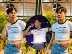 Lê Dương Bảo Lâm 'bày trò hề' khi mặc crop top khoe bụng mỡ