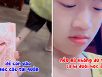Con trai gom hết tiền tiết kiệm đưa mẹ đóng học phí
