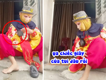 Tôn Ngộ Không 'não cá vàng' đi tìm chiếc giày đang kẹp trên nách