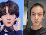 Hình ảnh Jin BTS xuống tóc đi nhập ngũ gây sốt mạng xã hội