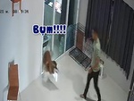 Ông chủ đứng hình khi chú chó nhảy nhót vẫy đuôi làm vỡ kính