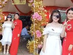 Cô gái đứng chụp hình muốn độn thổ vì mắt kính rơi