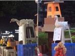 Cao thủ vịt né vòng khách ném siêu đỉnh