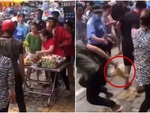 'Cô hồn sống' giật gà cúng nhanh như chớp