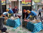 Nhóm thanh niên quăng xe máy xuống đường để giật cô hồn
