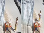 Màn giật cô hồn lễ phép của cậu bé