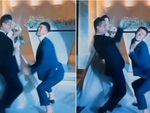 Chú rể và bạn thân nhảy 'vũ điệu đười ươi'
