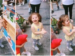 Bé gái cười nắc nẻ khi gặp chàng trai bán kem Thổ Nhĩ Kỳ