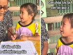 Bà ngoại dạy cháu gái viết bài '3 phần bất lực, 7 phần mắc cười'