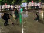 Cô gái quê một cục khi thả dép để được bạn trai quan tâm