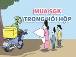 Mua sách giáo khoa trong... hồi hộp