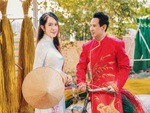Bộ ảnh đón Tết 2023 không đụng hàng của Lý Hải - Minh Hà