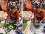 Cao thủ gói bánh chưng vuông vức siêu nhanh mà không cần khuôn