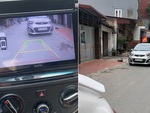 Tài xế ô tô hoảng hồn với camera cảm biến lùi