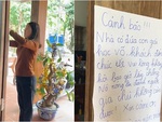 Mẹ dán cảnh báo khách chúc Tết không hỏi con gái chuyện lấy chồng