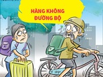 Về quê ăn Tết bằng 'máy bay đường bộ'