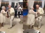 Cụ ông và cụ bà nhảy dance cuốn hút từng giây