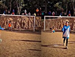 Cô gái sút penalty nhẹ hều nhưng thủ môn vẫn thủng lưới