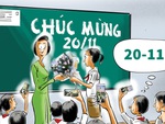 Niềm vui khó xử của cô giáo trong ngày 20-11