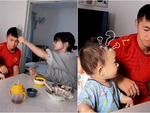 Bố chán không buồn nói vì con trai lười ăn