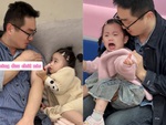 Bé gái ăn vạ khi bị bố lừa đi tiêm