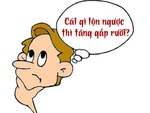 Câu đố hack não: Cái gì lộn ngược thì tăng gấp rưỡi?