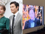 Lee Byung Hun tiết lộ tên con sắp sinh để ăn mừng nhận giải Rồng Xanh