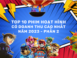 Top 10 phim hoạt hình có doanh thu cao nhất năm 2023 - Phần 2