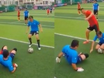 Pha hỗ trợ thủ môn bắt bóng IQ vô cực