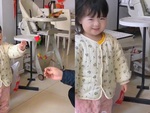 Tan chảy với phản ứng đáng yêu của bé gái khi xem bố ảo thuật