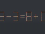 Thử tài IQ: Di chuyển một que diêm để 3-3=8+0 thành phép tính đúng